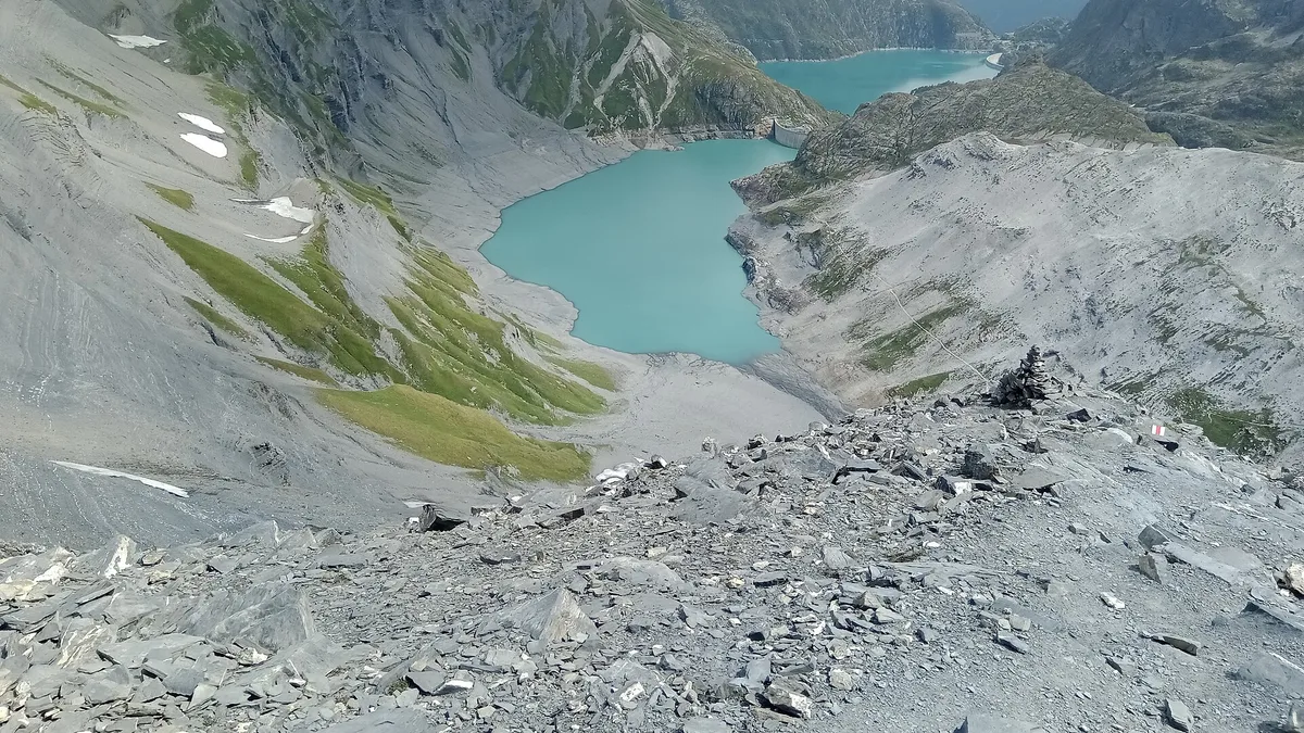 Vieux Emosson Dam in Switzerland