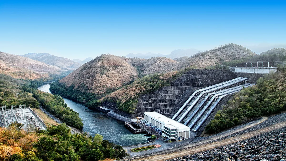 Srinagarind Dam in Thailand