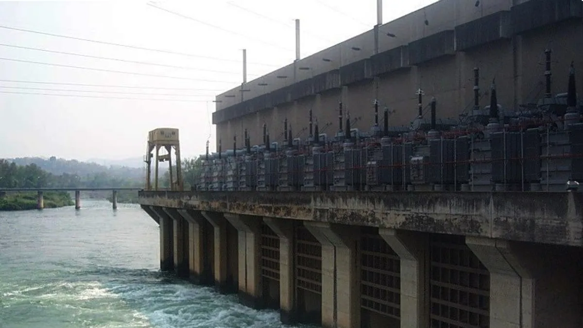 Sirikit Dam in Thailand