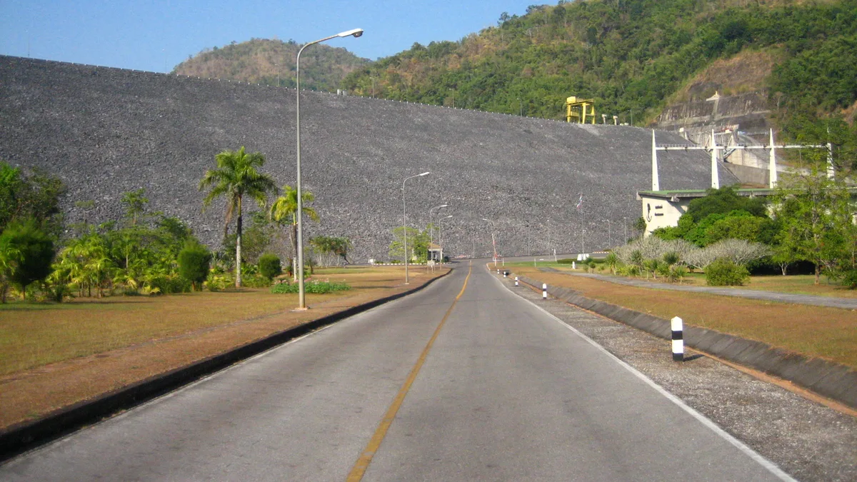 Vajiralongkorn Dam in Thailand