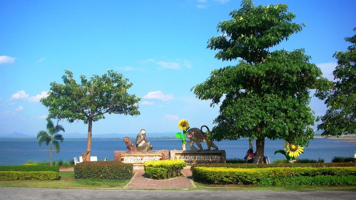 Pa Sak Jolasid Dam in Thailand