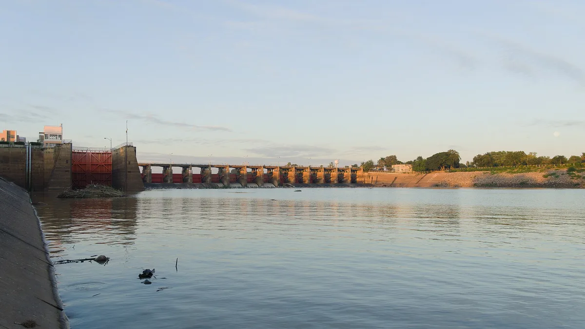 Chao Phraya Dam in Thailand