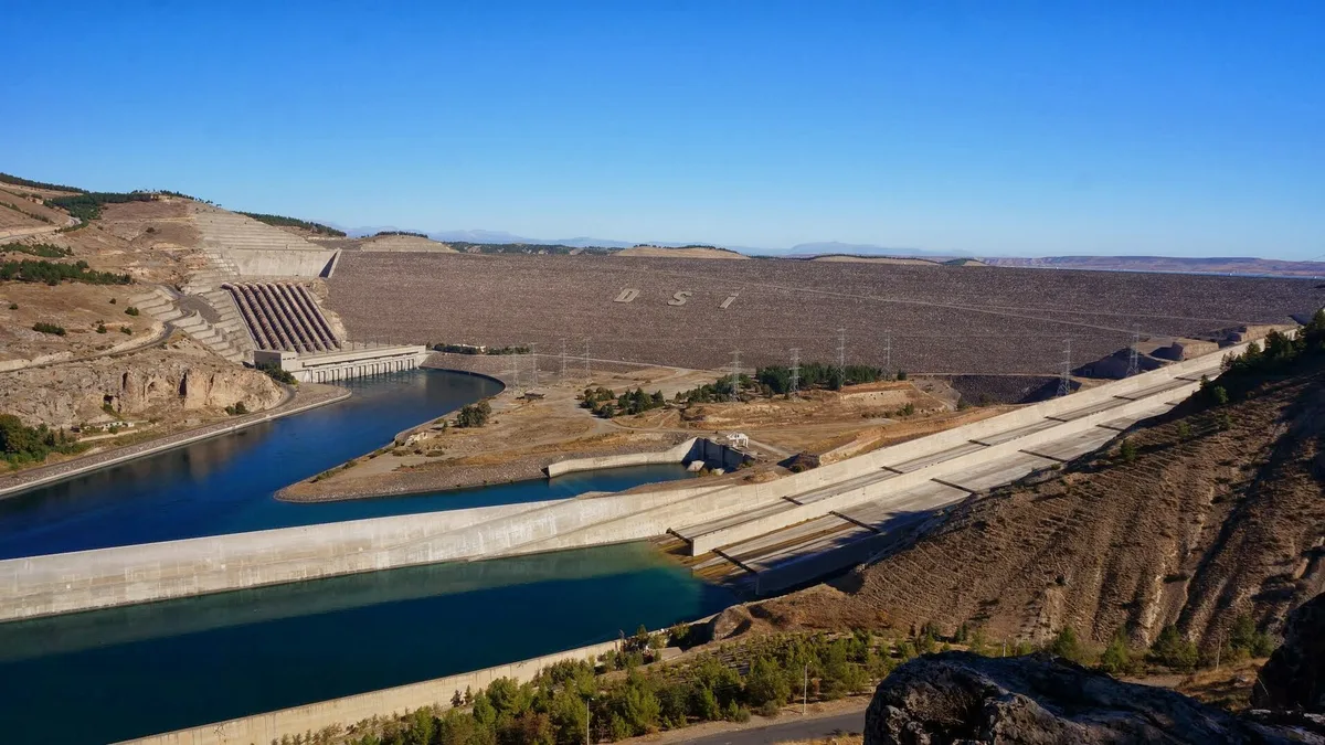 Atatürk Dam in Turkey