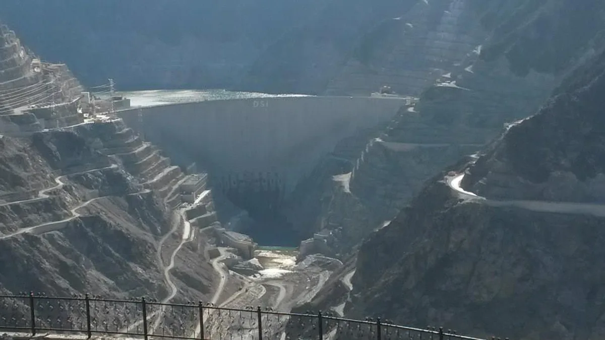 Deriner Dam in Turkey