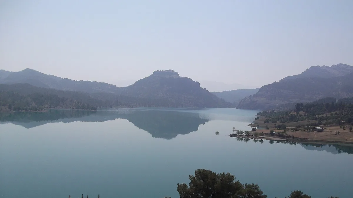 Menzelet Dam in Turkey