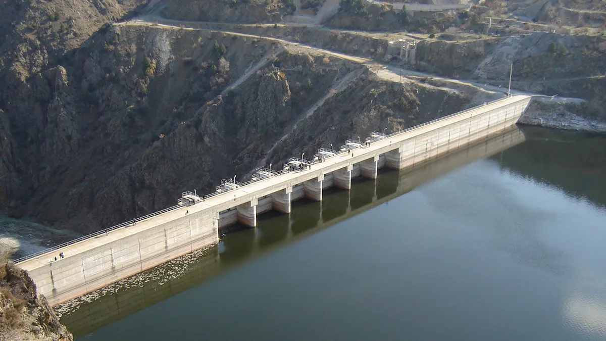 Sarıyar Dam in Turkey