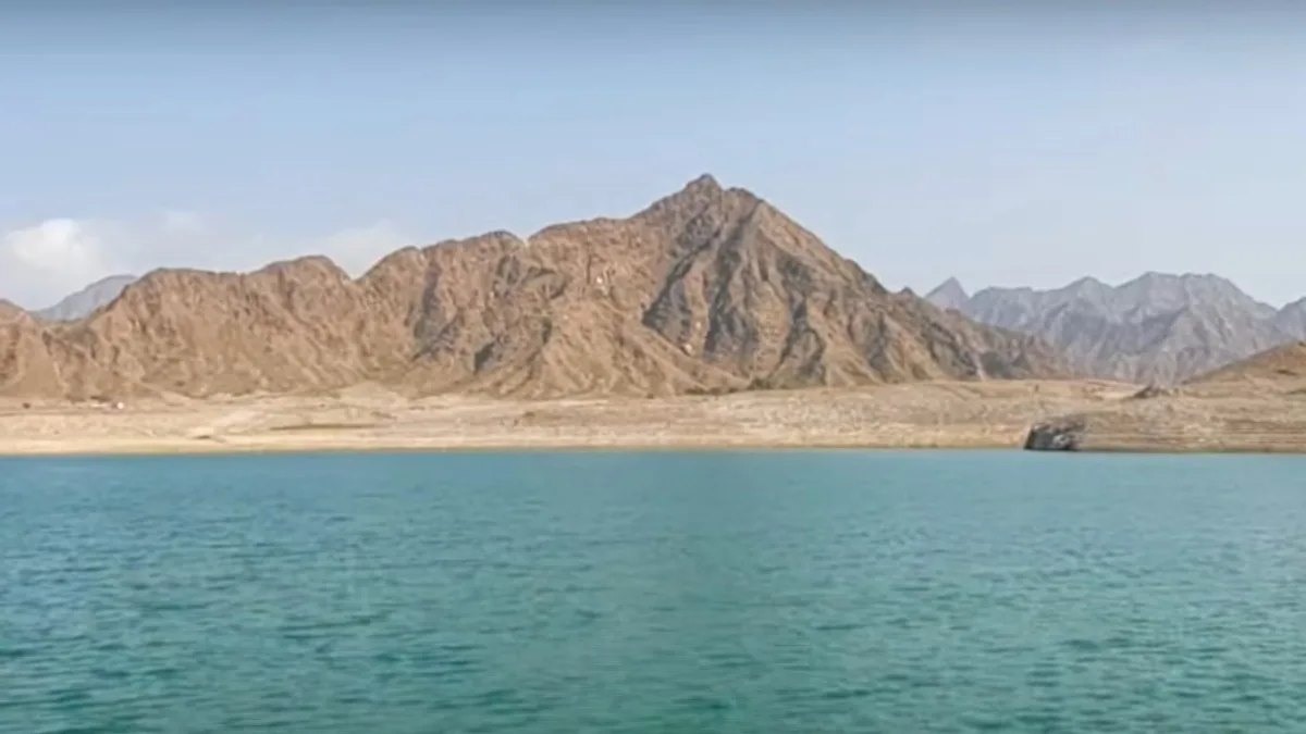 Wadi Zikt Dam in United Arab Emirates
