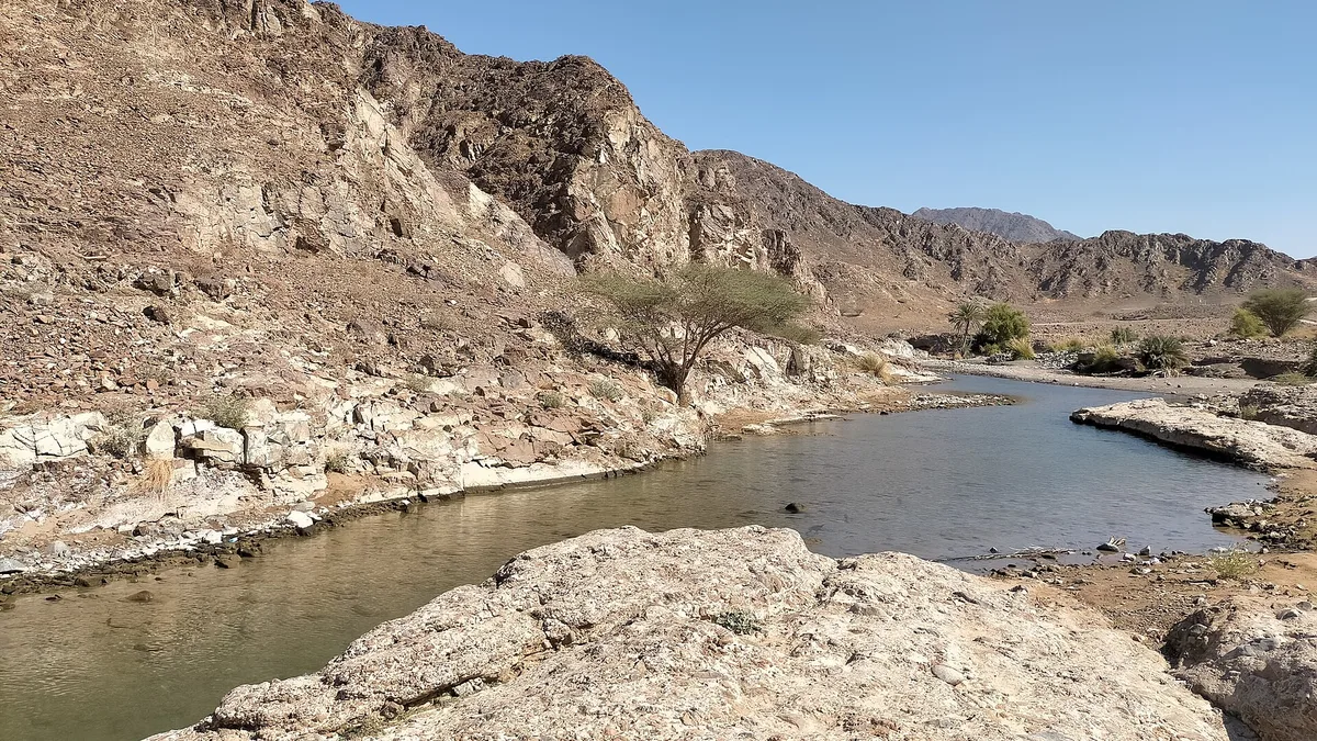 Wadi Shawka Dam in United Arab Emirates