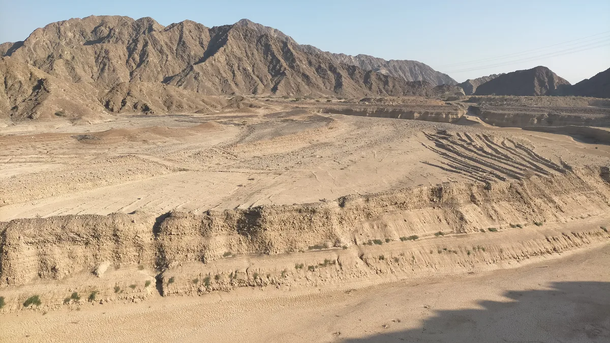 Wadi Wurayah Dam in United Arab Emirates
