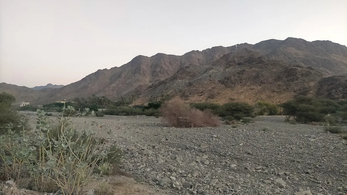Wadi Tuwa Dam in United Arab Emirates