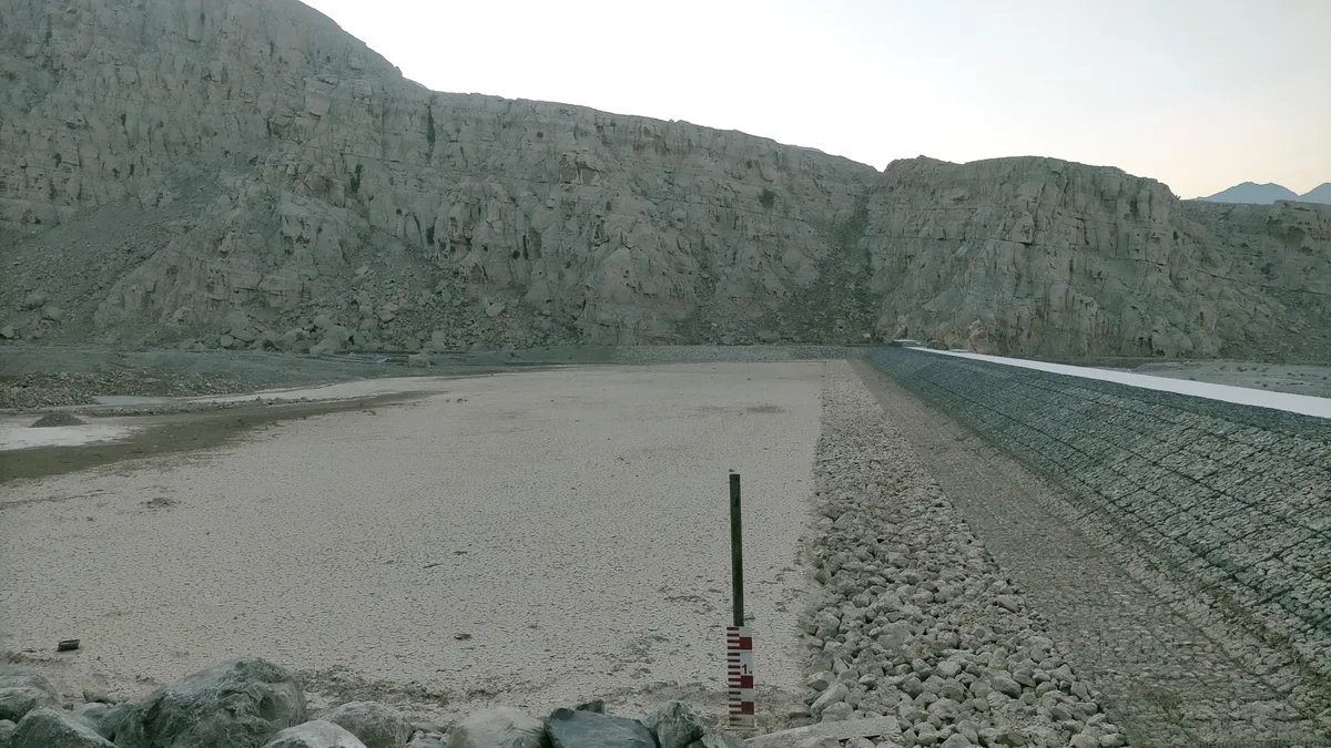 Wadi Rahabah Dam in United Arab Emirates