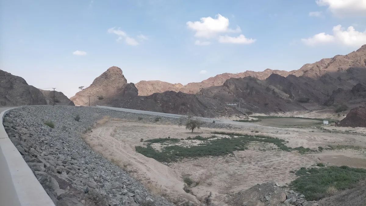 Wadi Kub Dam in United Arab Emirates