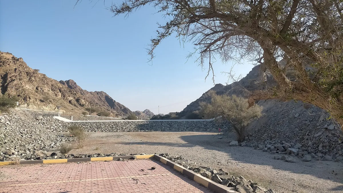 Wadi Sidr Dam in United Arab Emirates