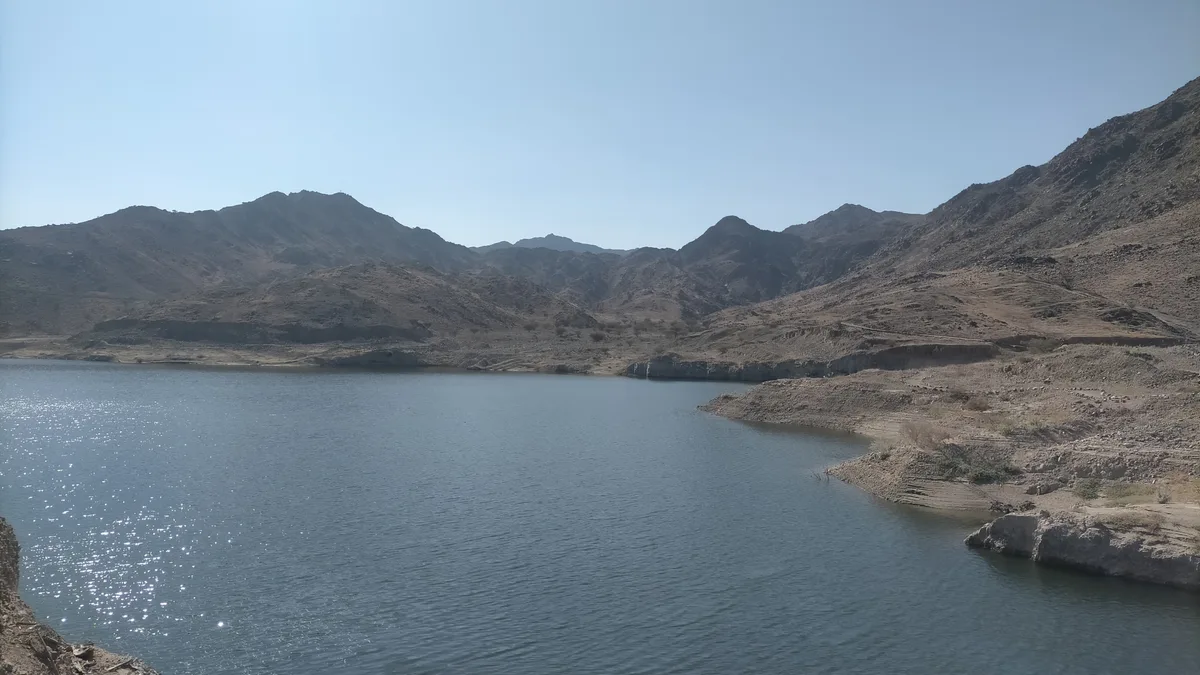 Ghail Kalba Dam in United Arab Emirates