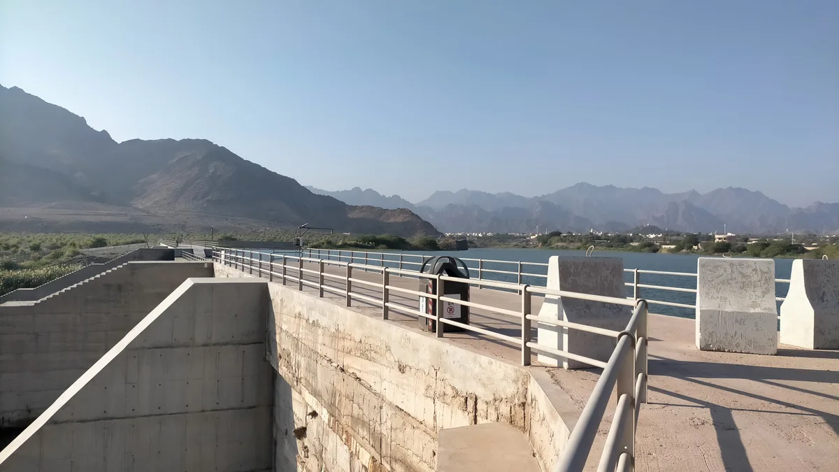 Al Khattem Dam in United Arab Emirates