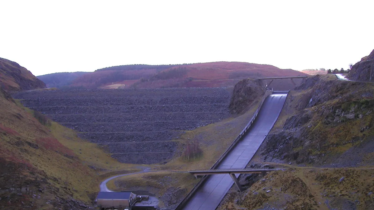 Llyn Brianne Dam in United Kingdom