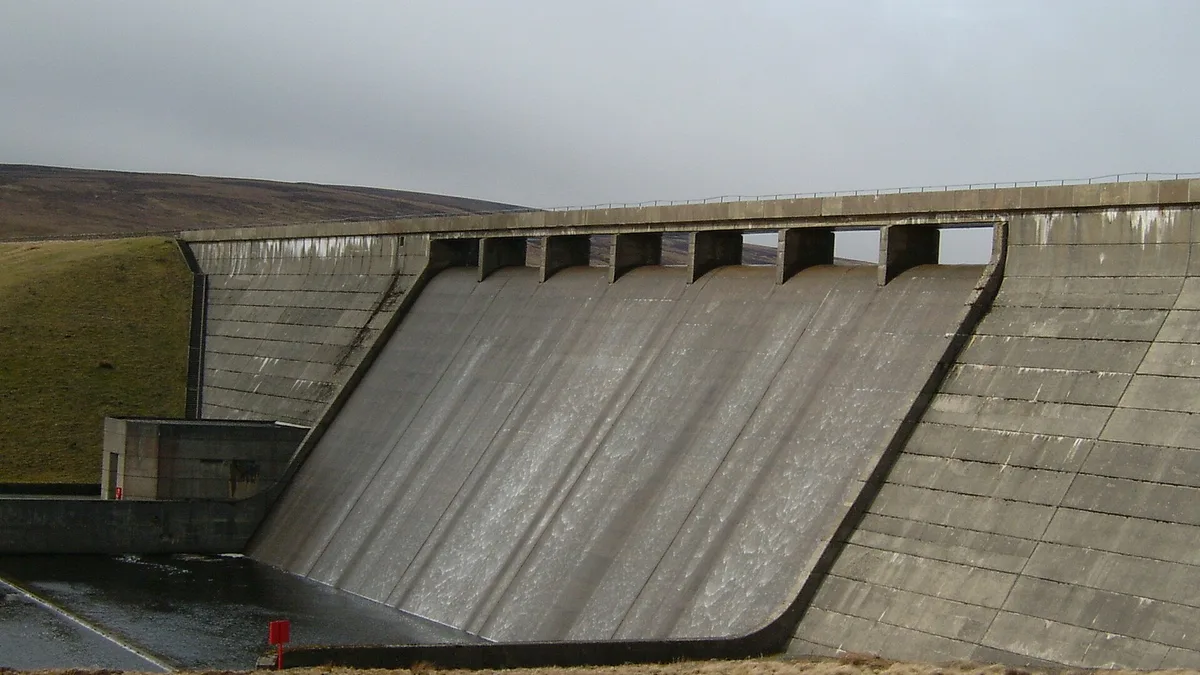 Cow Green Dam in United Kingdom