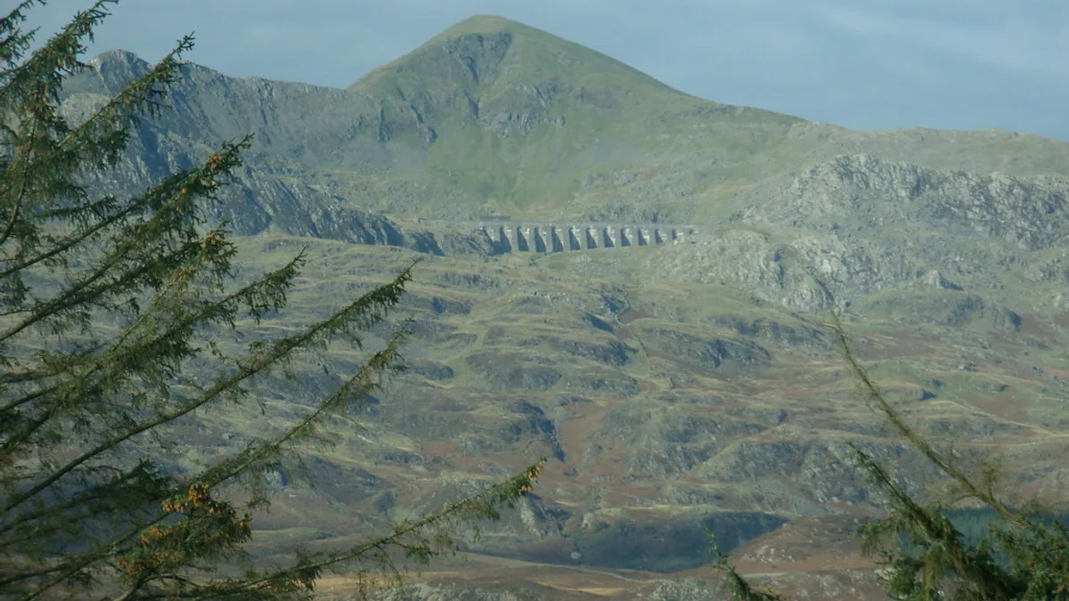 Stwlan Dam in United Kingdom