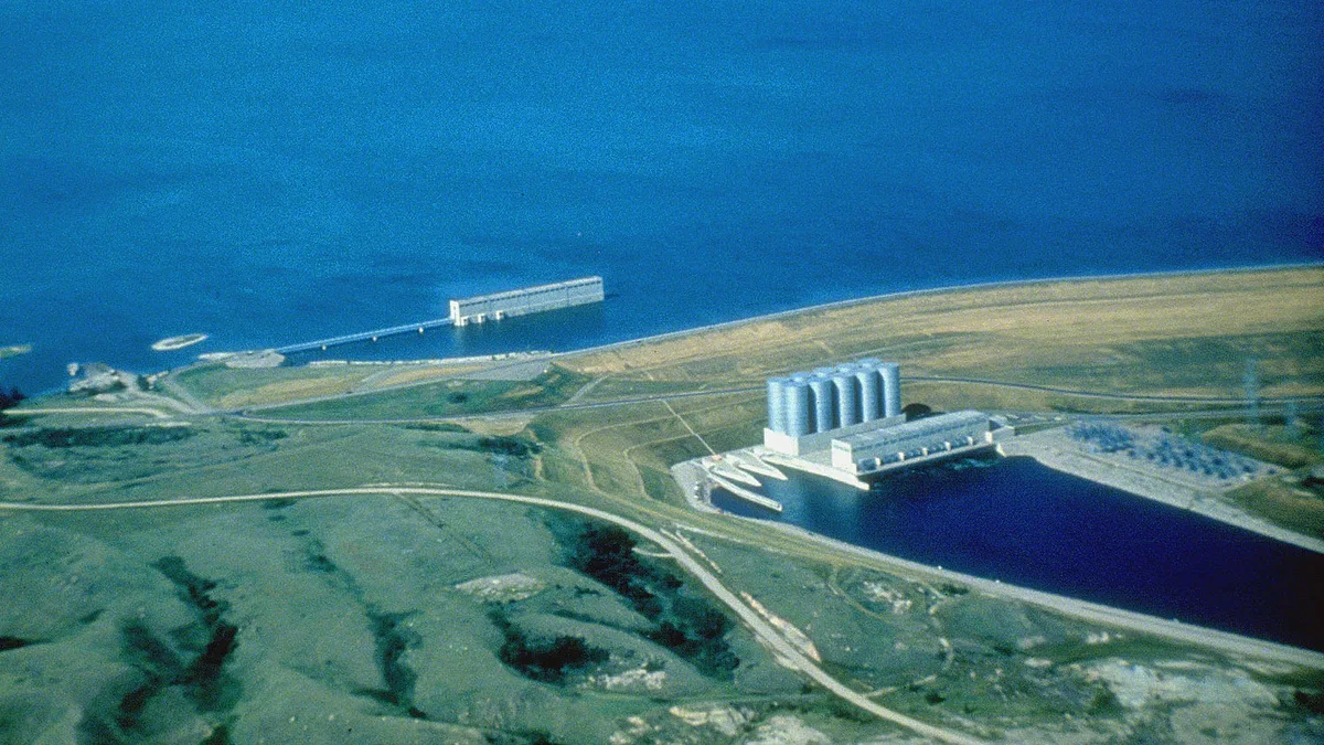 Garrison Dam in United States