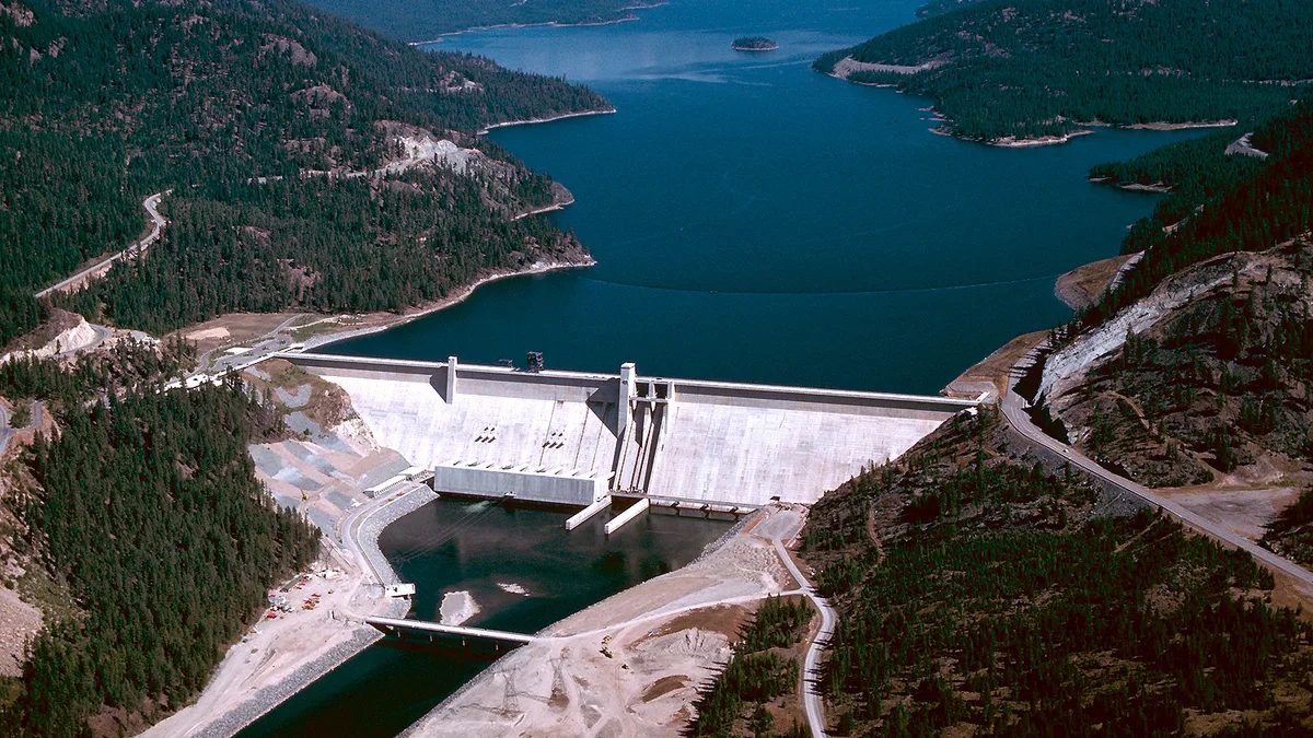 Libby Dam in United States