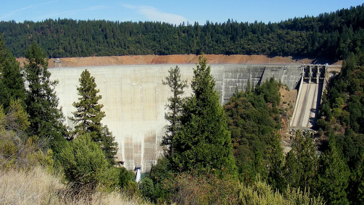 New Bullards Bar Dam in United States