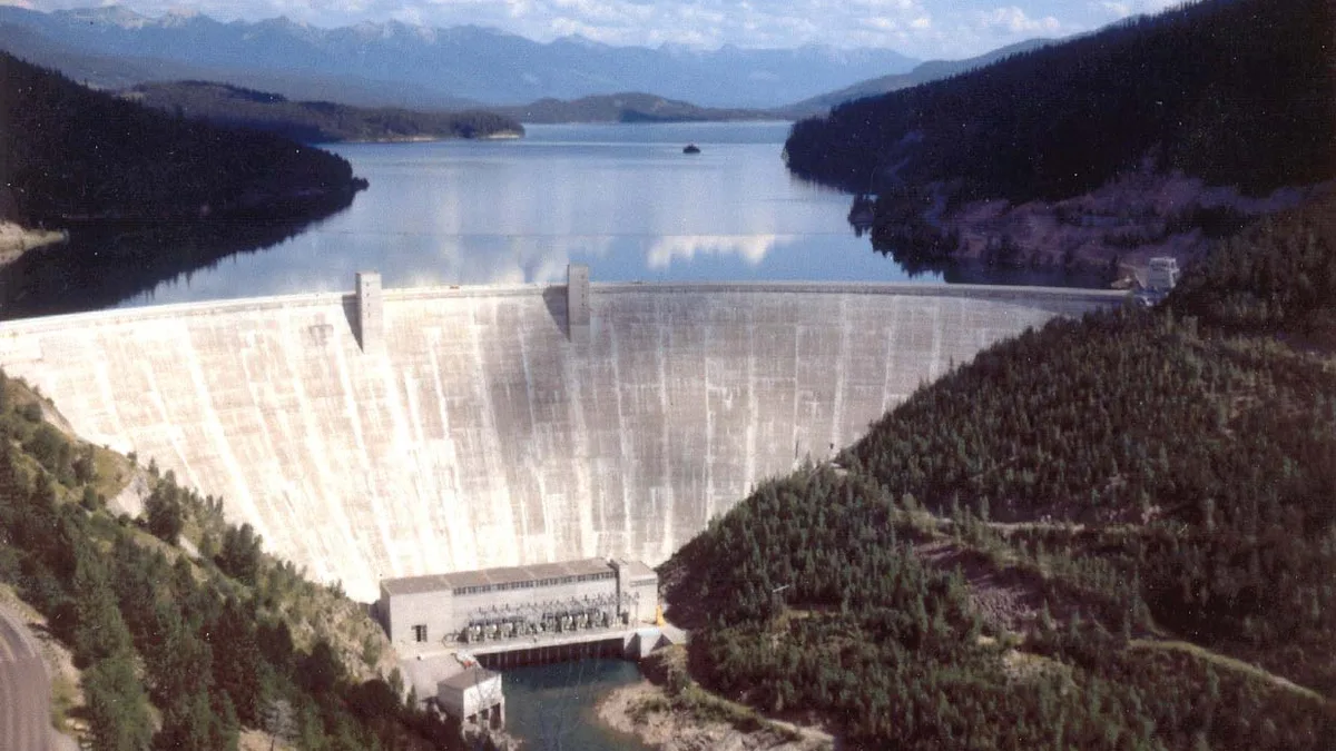 Hungry Horse Dam in United States