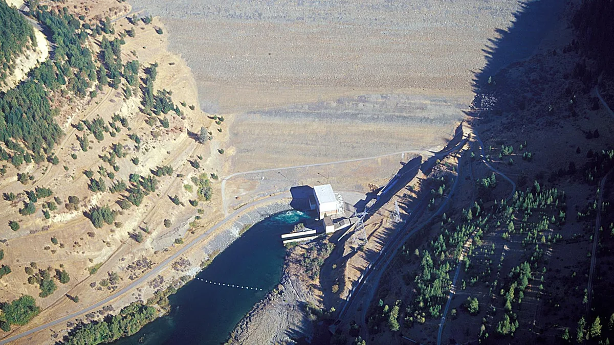 Trinity Dam in United States