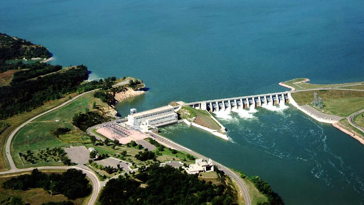 Gavins Point Dam in United States