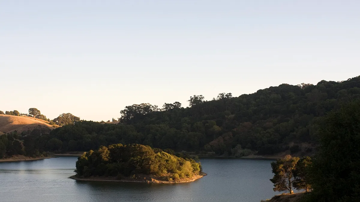 Lake Chabot Dam in United States