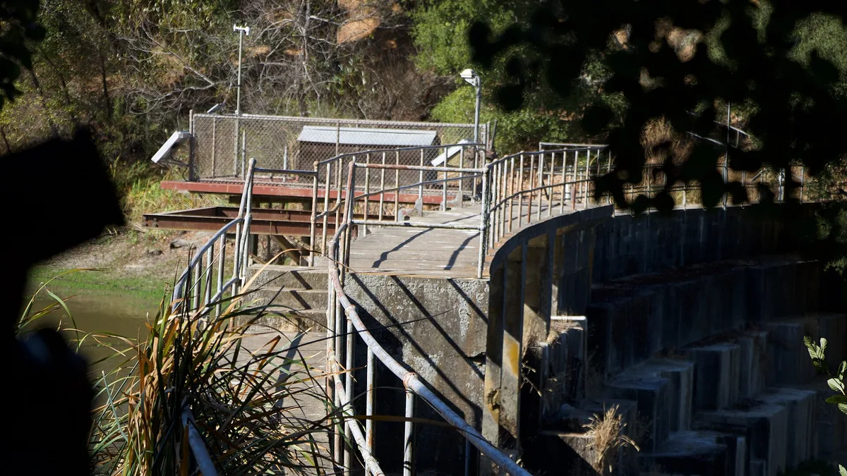 Searsville Dam in United States
