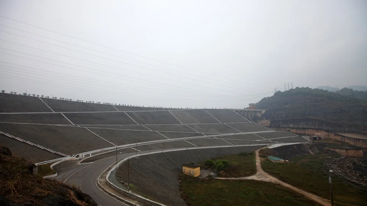 Hòa Bình Dam in Vietnam