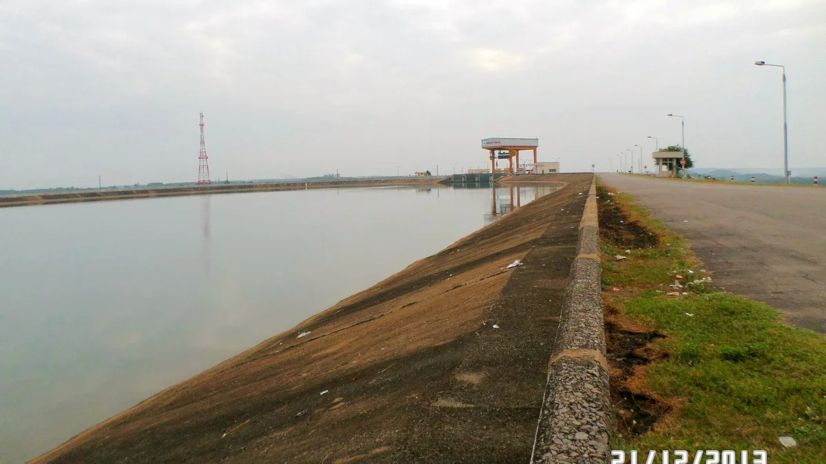 Trị An Dam in Vietnam