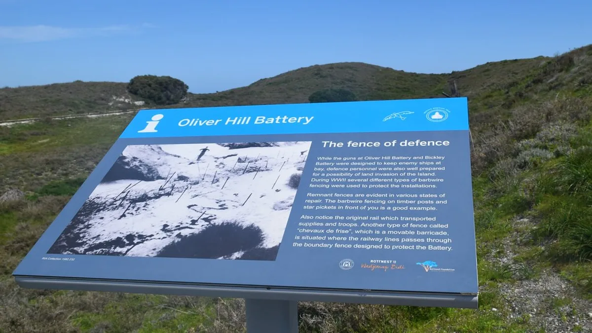 Oliver Hill Battery in Australia