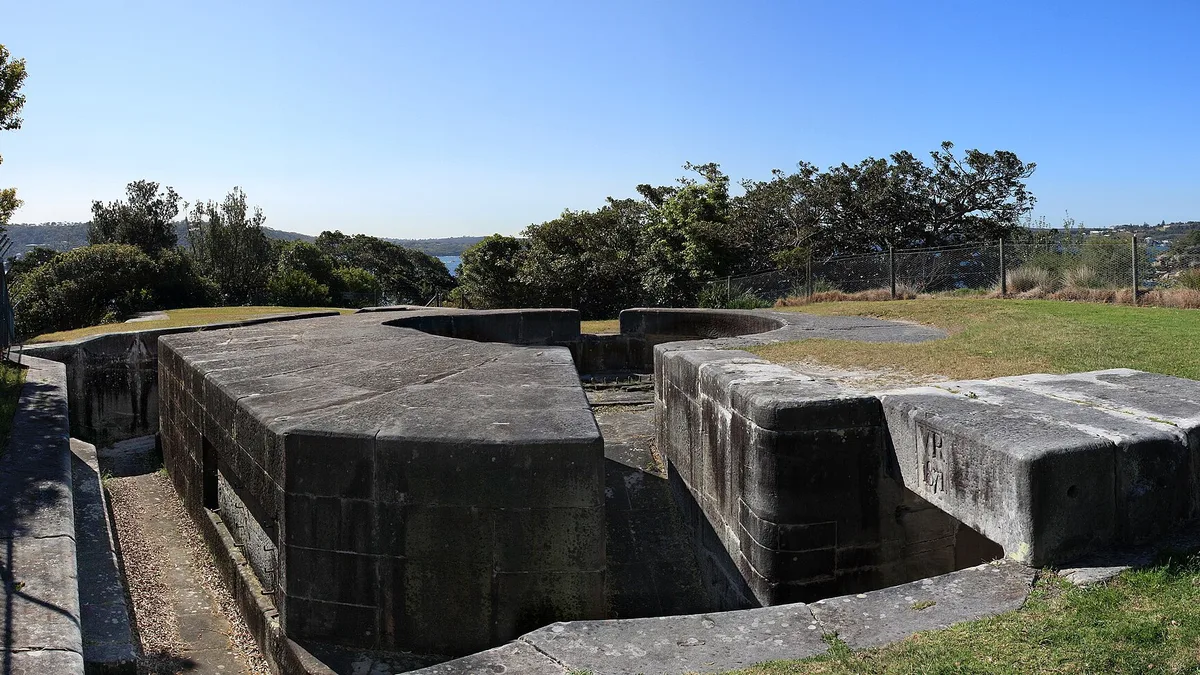 Shark Point Battery in Australia