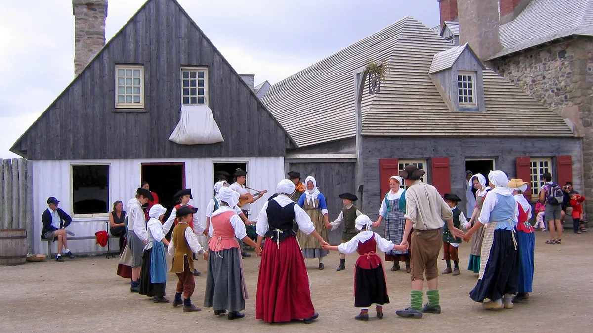 Fortress of Louisbourg in Canada