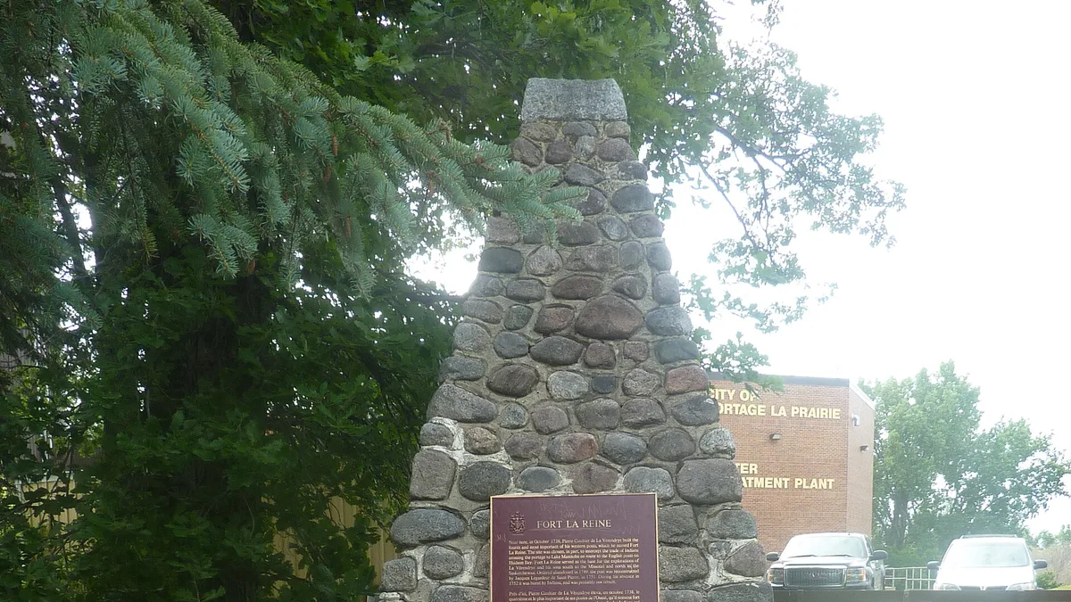 Fort La Reine in Canada