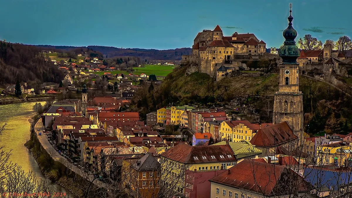 Burghausen Castle in Germany