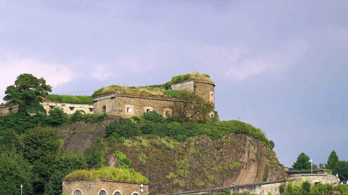 Ehrenbreitstein Fortress in Germany