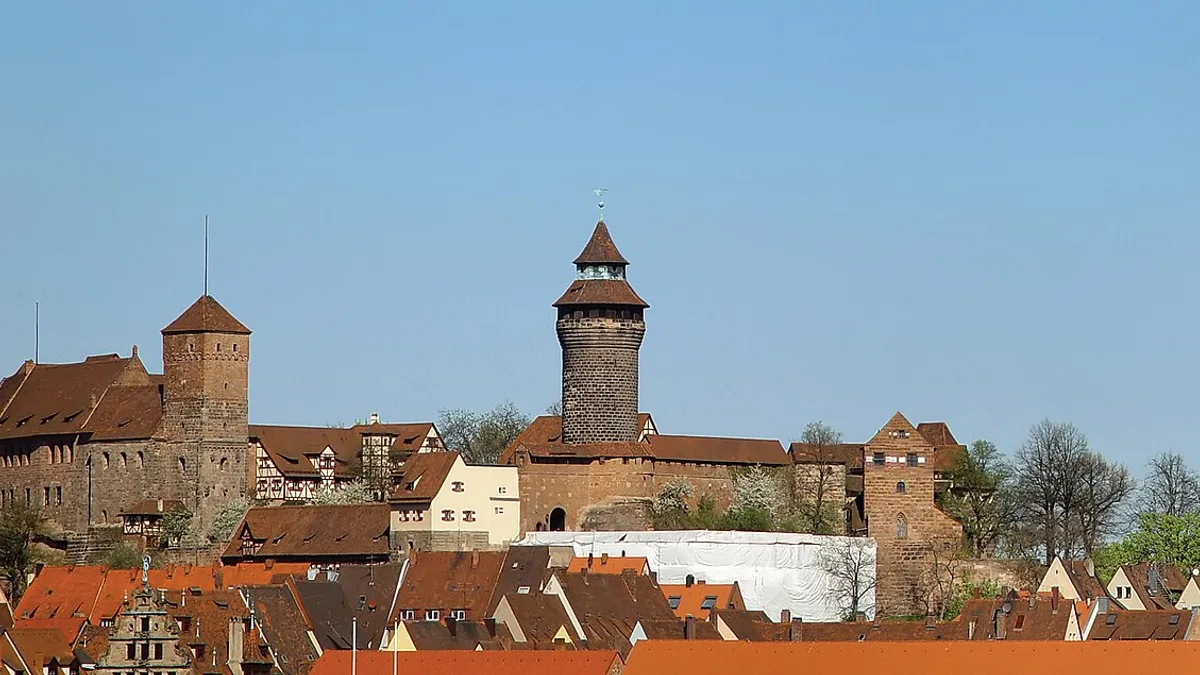 Nuremberg Castle in Germany
