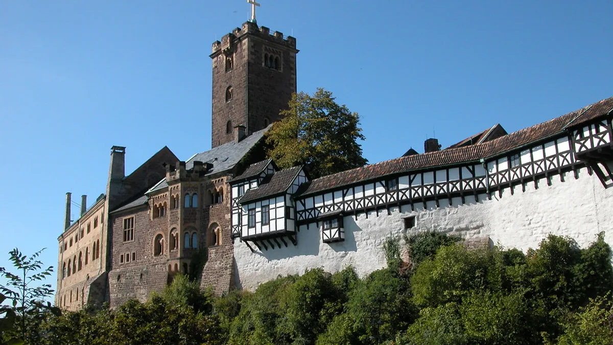 Wartburg Castle in Germany