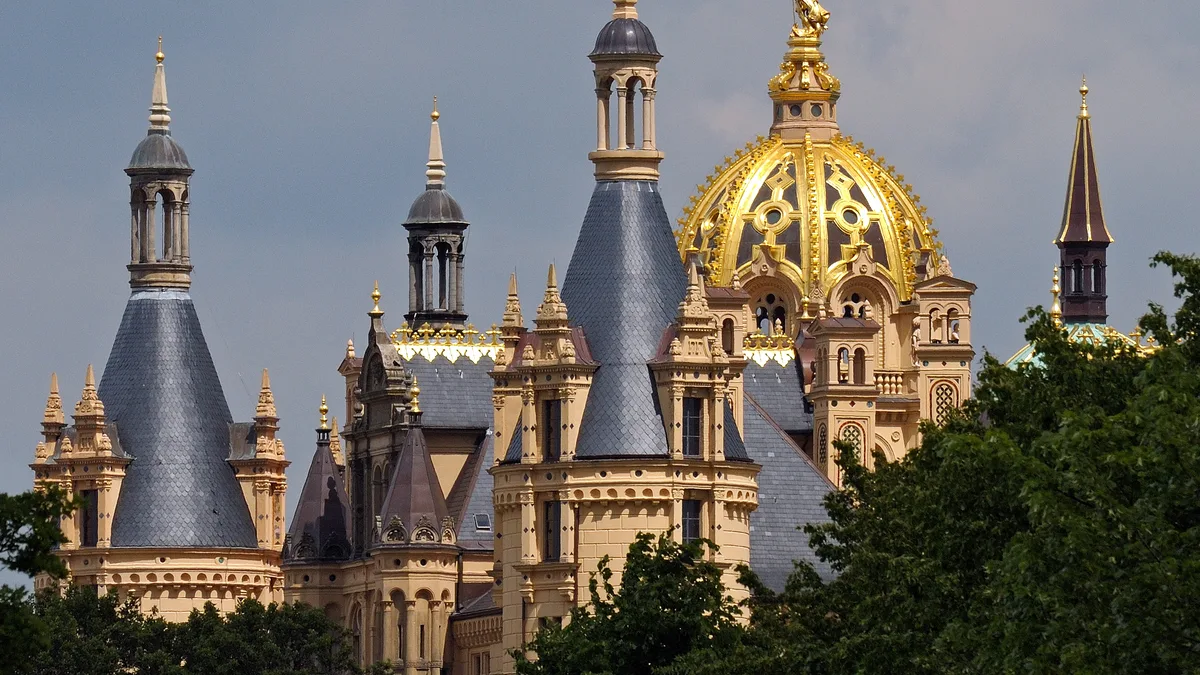 Schwerin Castle in Germany