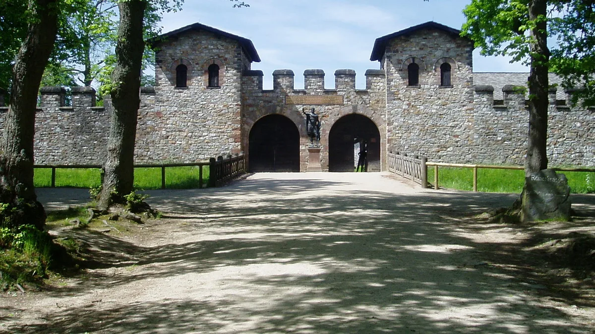 Saalburg Roman Fort in Germany