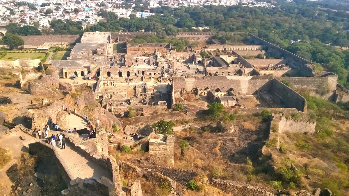 Golconda Fort in India