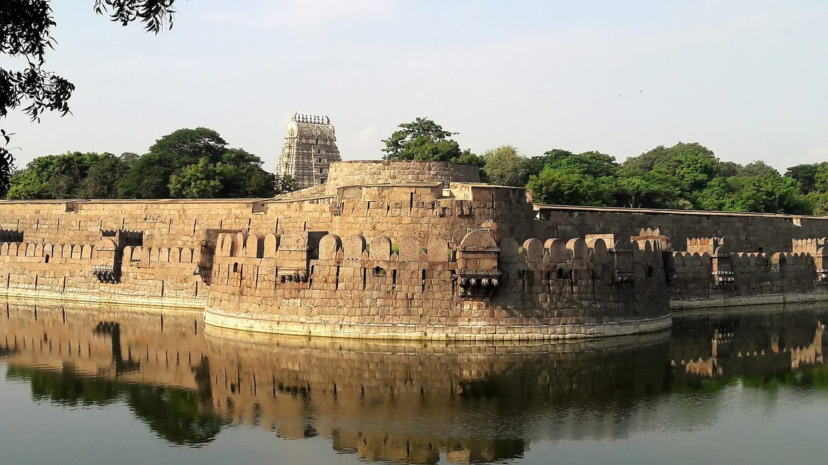Vellore Fort in India