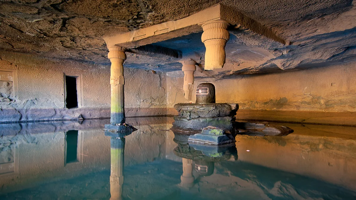 Harishchandragad Fort in India