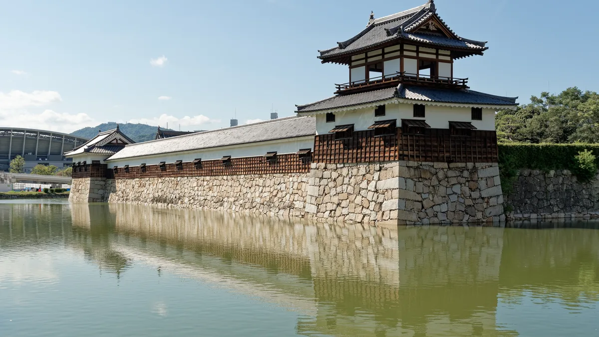 Hiroshima Castle in Japan