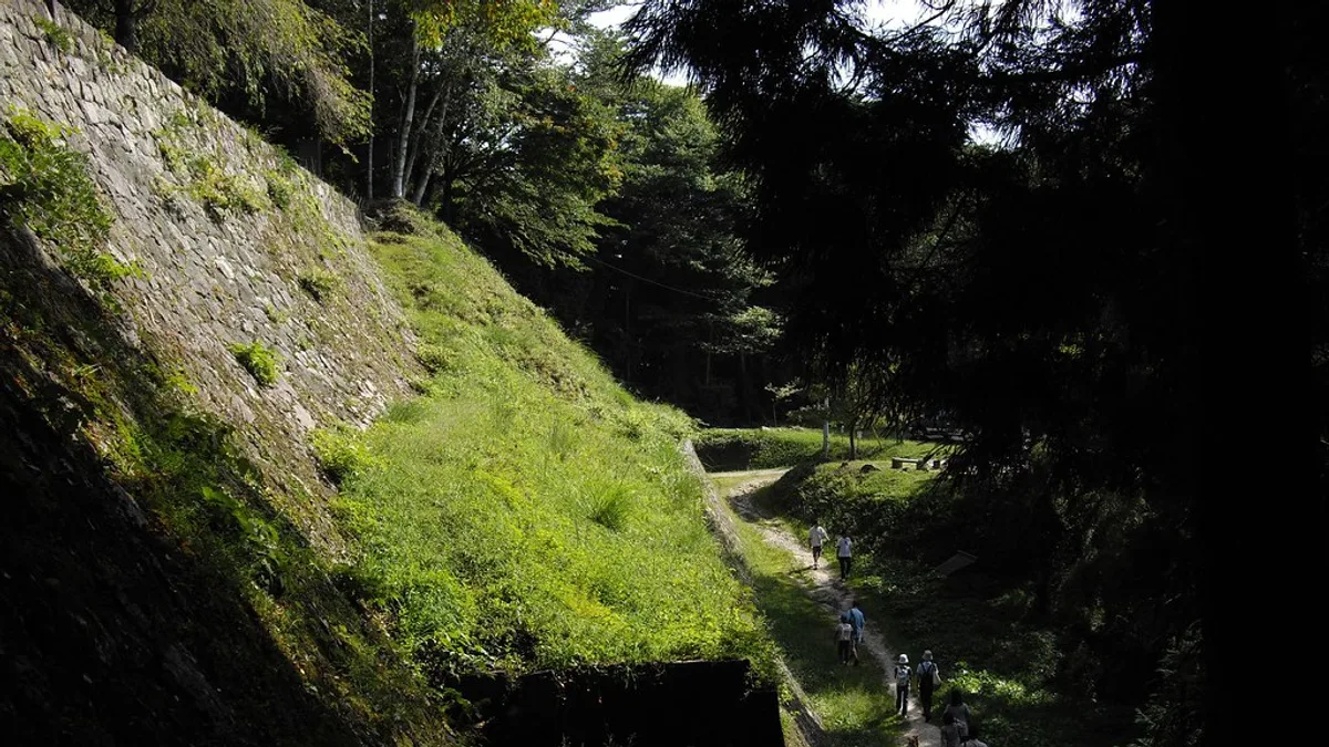 Iwamura Castle in Japan
