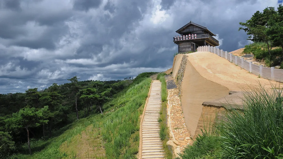 Okayama Castle in Japan