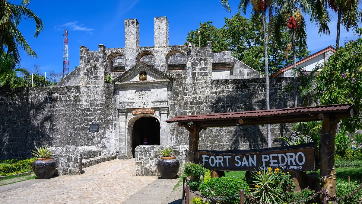 Fort San Pedro in Philippines