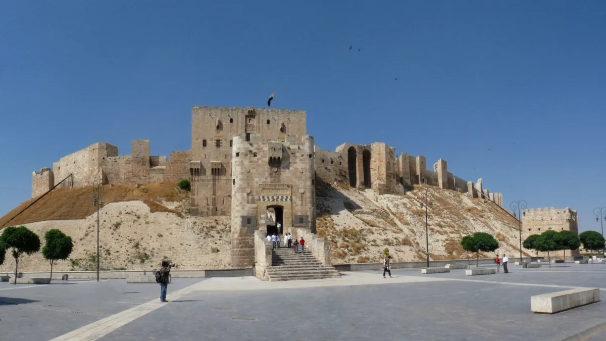 Citadel of Aleppo in Syria